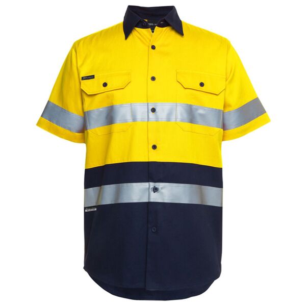 Hi Vis S/S (D+N) 190G Work Shirt Thumbnail