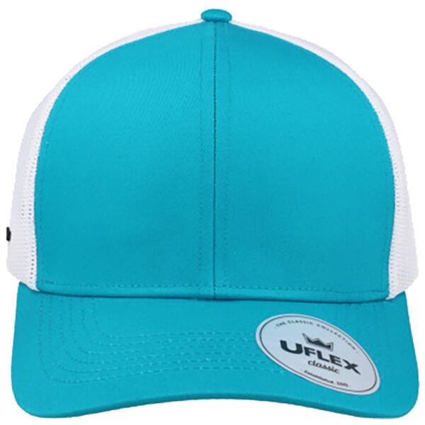 UFlex Classic Ultra-lite 6 Panel Trucker Cap Thumbnail