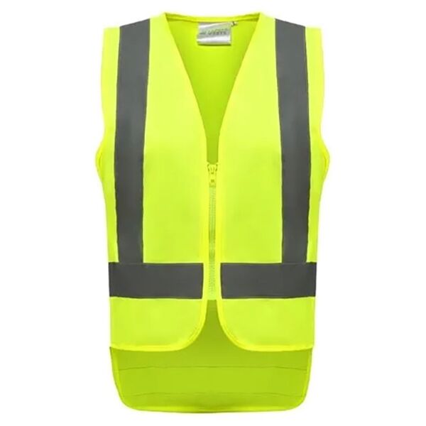 Child Yellow Safety Vests – Zipped Thumbnail