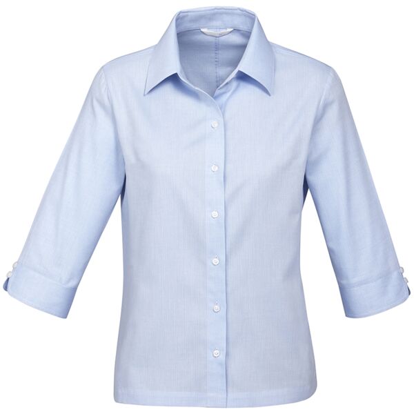 Ladies Luxe 3/4 Sleeve Shirt Thumbnail